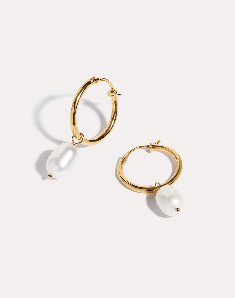 Ada Twin Earring Set in Gold